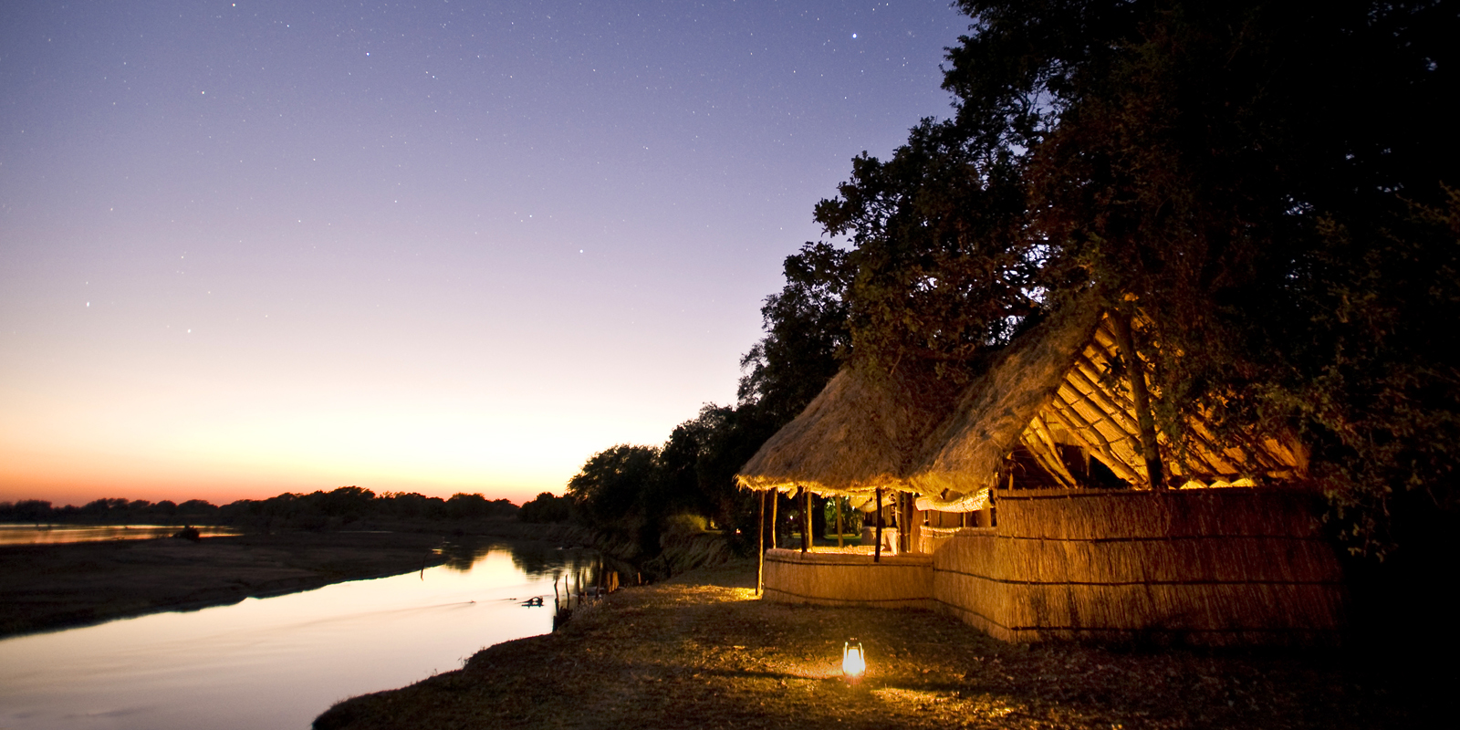 Zambia - South Luangwa National Park - 1564 - Tafika Camp at night