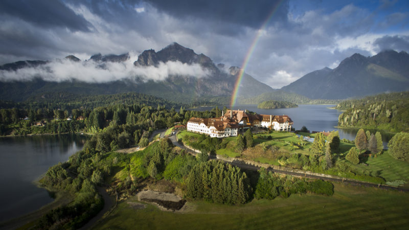 Argentina - 1584 - Llao Llao Hotel Panoramic Bariloche Rainbow Mountain Landscape