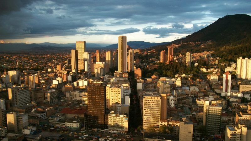 Colombia - 1558 - Bogota City Centre Panoramic Landscape
