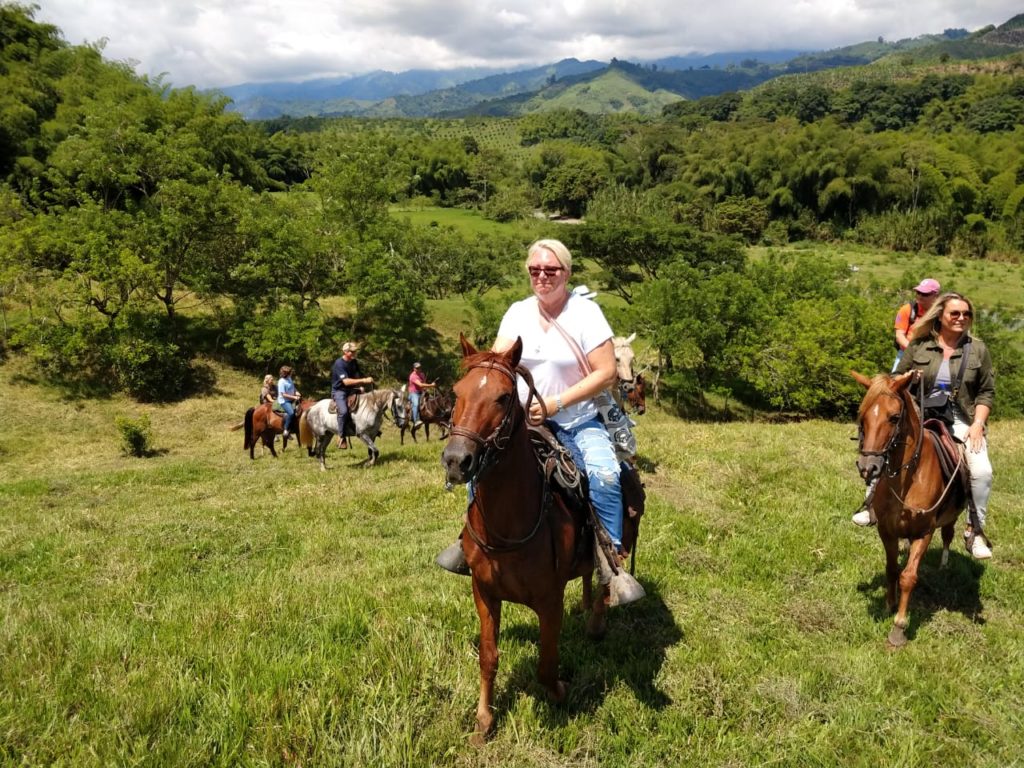 Colombia - 1558 - Coffee Cultural Landscape Horseback Riding Greenery Picnic