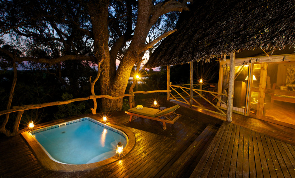 Kenya - Selous Game Reserve - 17467 - Rufiji Plunge Pool at Night