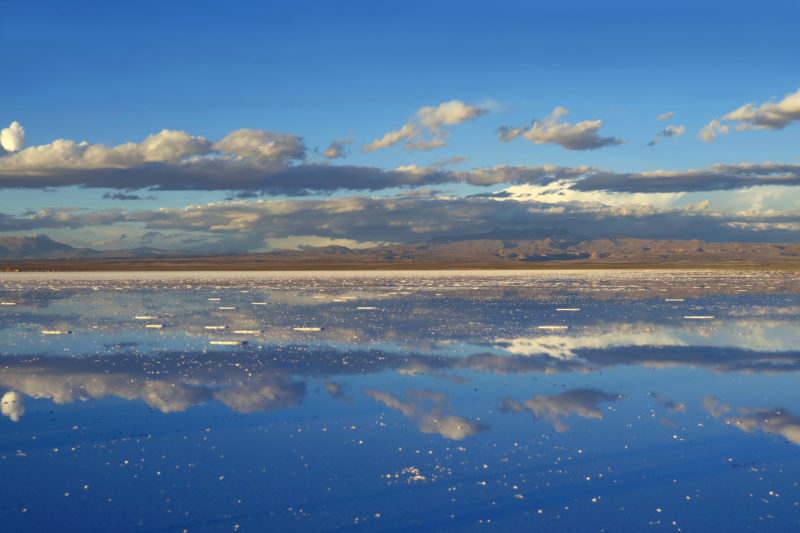 Bolivia - 1561 - Adventure Program - Salar de Uyuni Mirror Effect of Uyuni Salt Flats