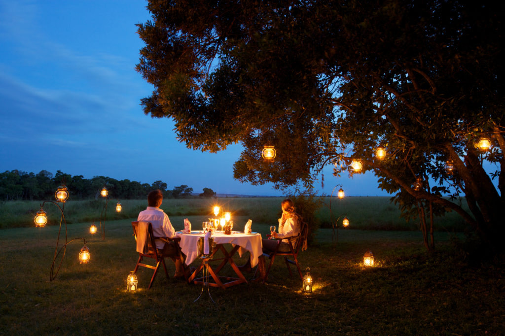 Kenya - 12890 - Elephant Pepper Camp - Romantic Dinner under candle light