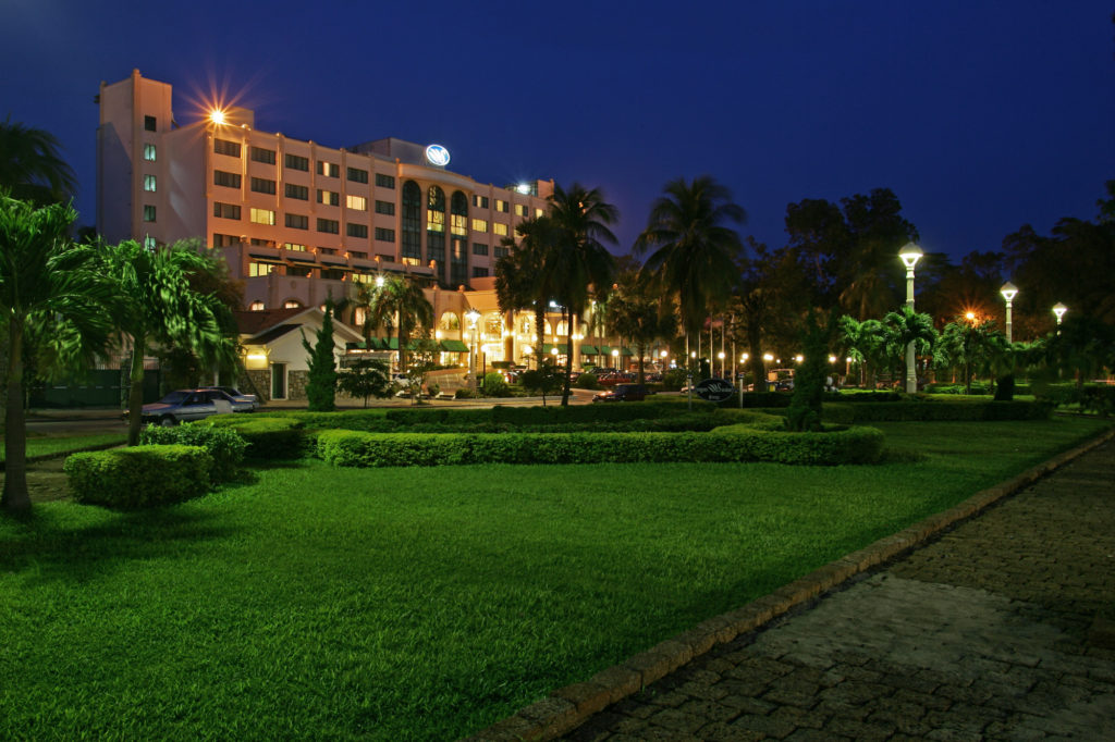 Cambodia - Phnom Penh - 18260 - Hotel at Night