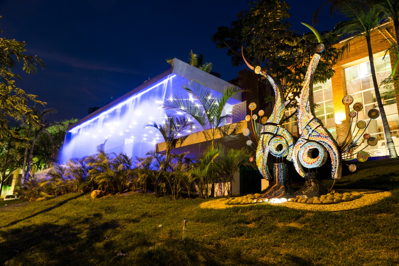 Bolivia - Santa Cruz - 1561 - Camino Real Hotel at Night