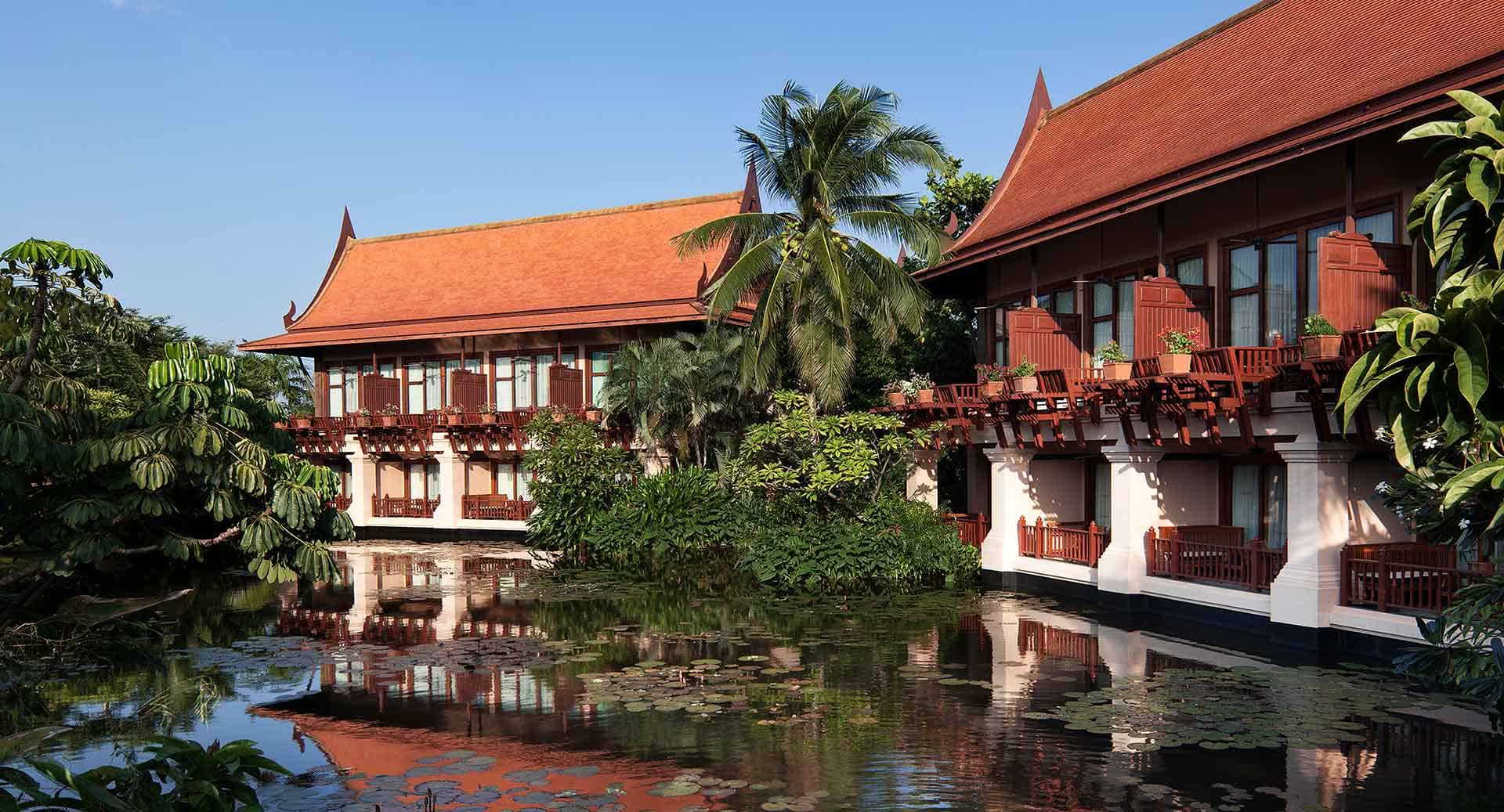 Thailand - 18264 - Hua Hin - Lake shot of Hotel