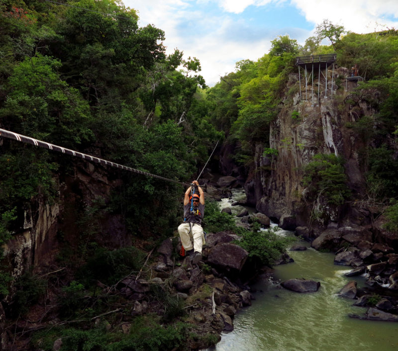 Rio Perdido Zipline through forests and over rivers adventure
