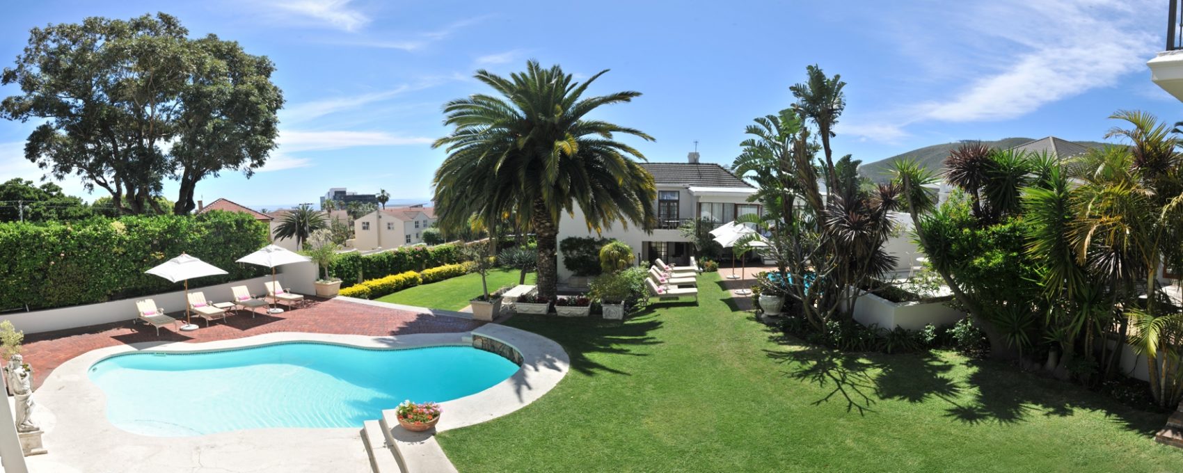 South Africa - Freanaye - The Clarendon - Fresnaye - Garden and swimming pool