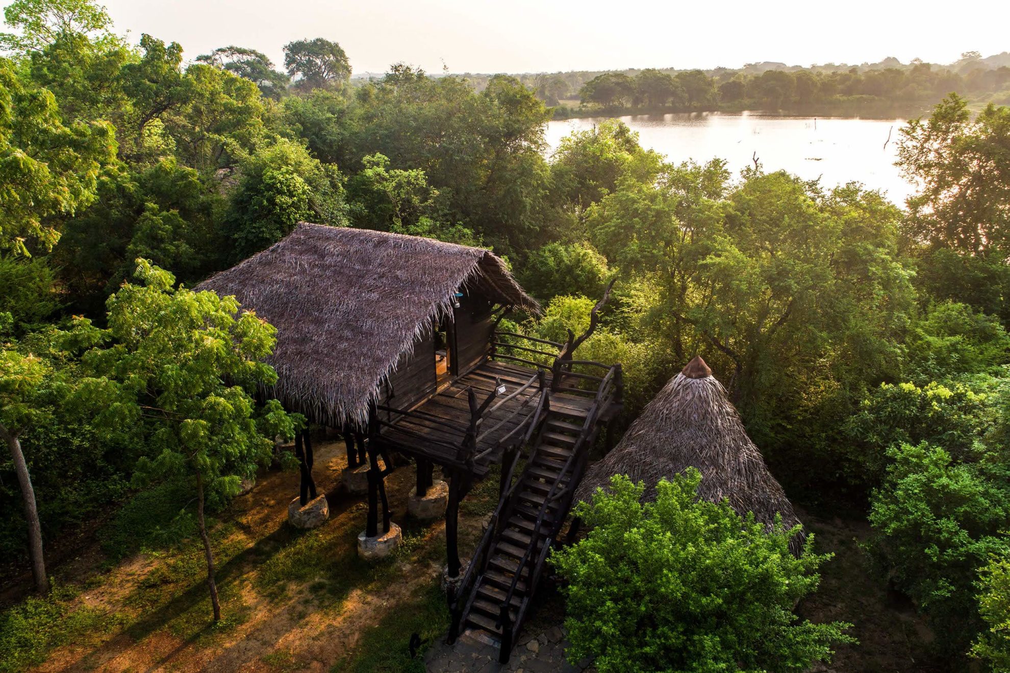 Sri Lanka - Anamaduwa - 1567 - The Mud House aerial view