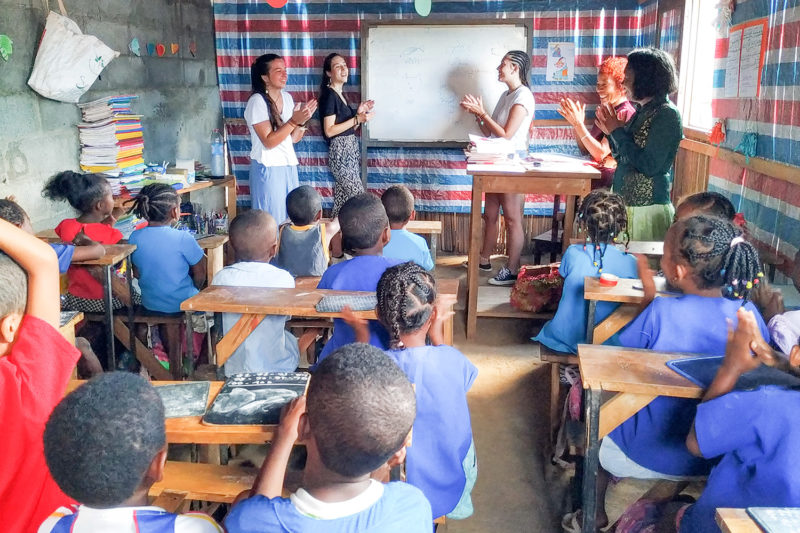 Teaching Primary School Kids Madagascar