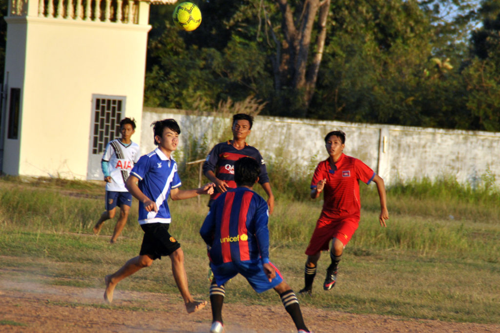 Football Match in Cambodia