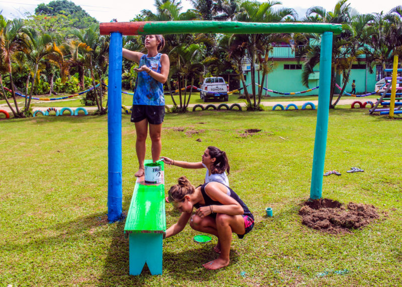 Building Kids Playground in Fiji