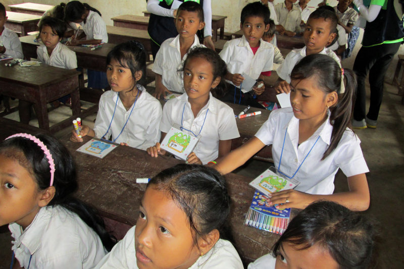Cambodian School Children in Class