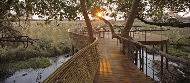 andBeyond Sandibe Okavango Safari Lodge - Guest Area