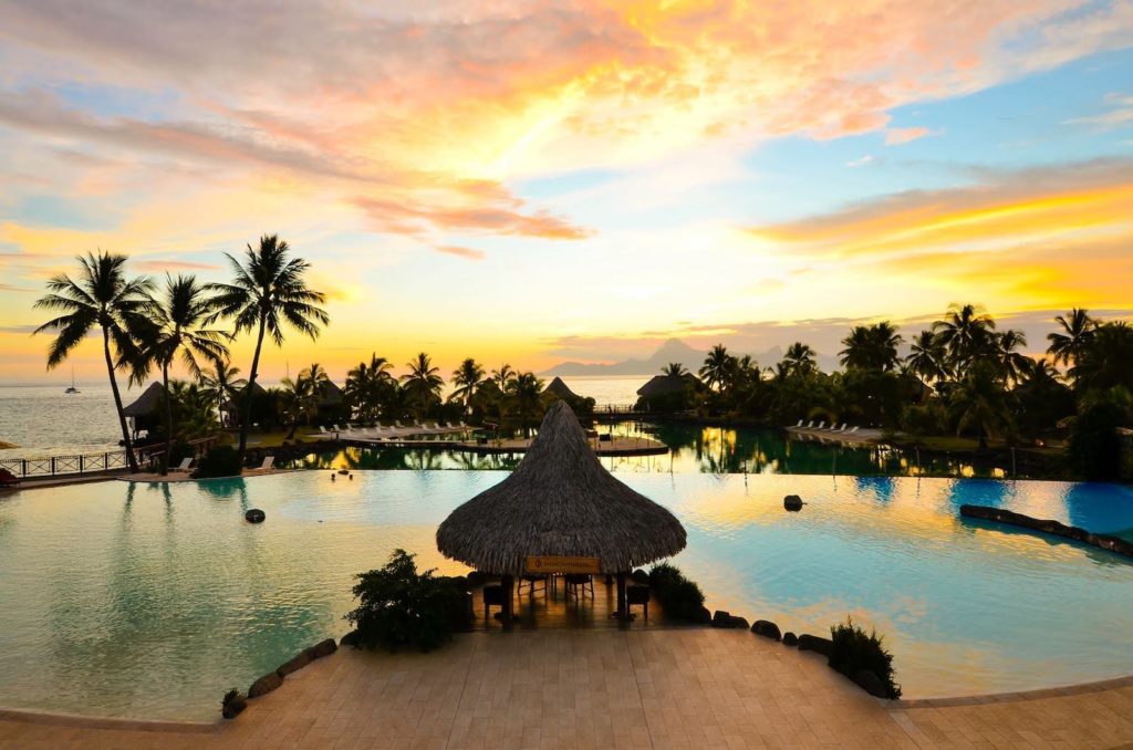 French Polynesia - Tahiti - 1572 - Tahiti InterContinental Resort and Spa sunset