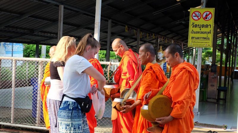 Supporting Thai Monks in Thailand