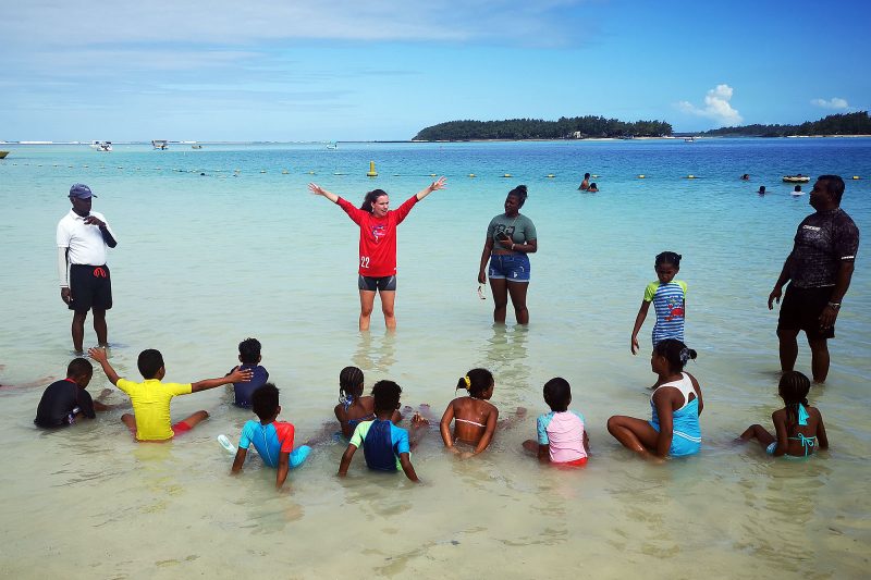 Swimming Teaching Volunteer Project in Mauritius