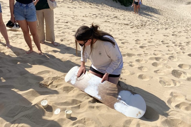 sand boarding in jeffreys bay