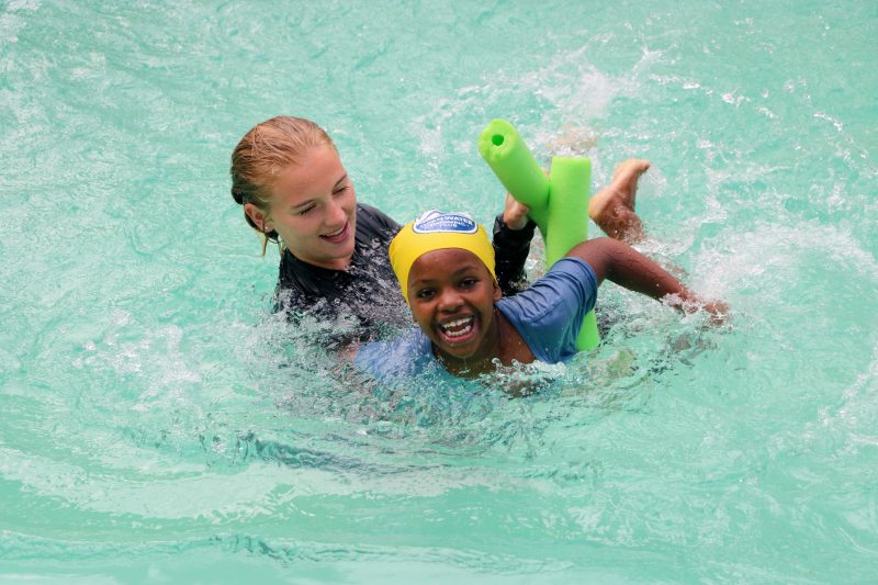 south africa learn to swim programme, swimming coaching volunteering in south africa