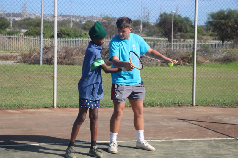 tennis coaching, volunteering in south africa